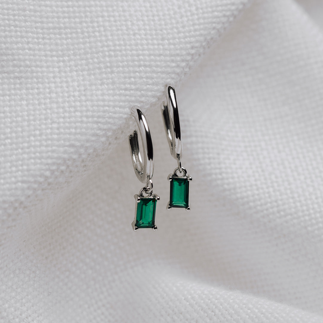 Boucles D'oreilles Anneaux Métal Vert - Sans Nickel, Garanties - Neuf Avec étiquettes