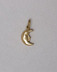 LA LUNE SOURIANTE - GOLD - PENDENTIF
