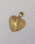 LE COEUR LUMINEUX - GOLD - PENDENTIF