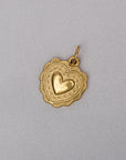 LE COEUR VINTAGE - GOLD - PENDENTIF