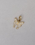 LE PAPILLON PERLÉ - GOLD - PENDENTIF